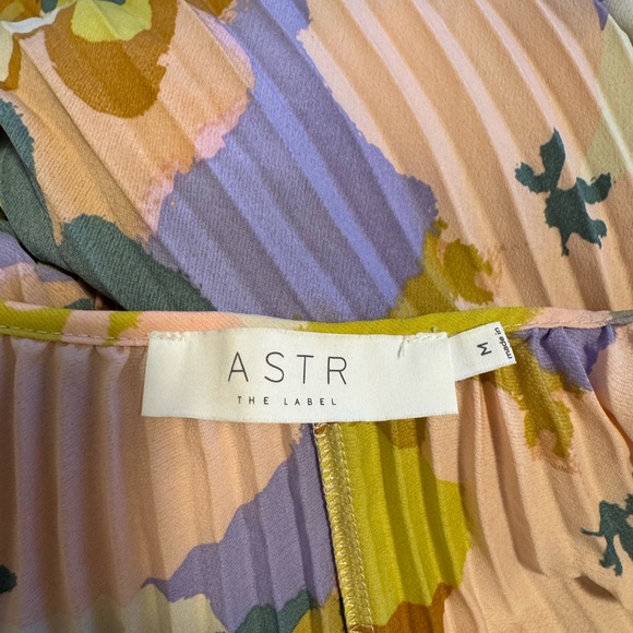 Astr Multicolor Pleated Maxi Dress - Picture 3 of 7